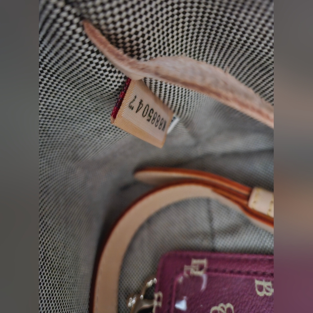 Dooney & Bourke Maroon Shoulder/Hand Bag - Picture 10 of 14
